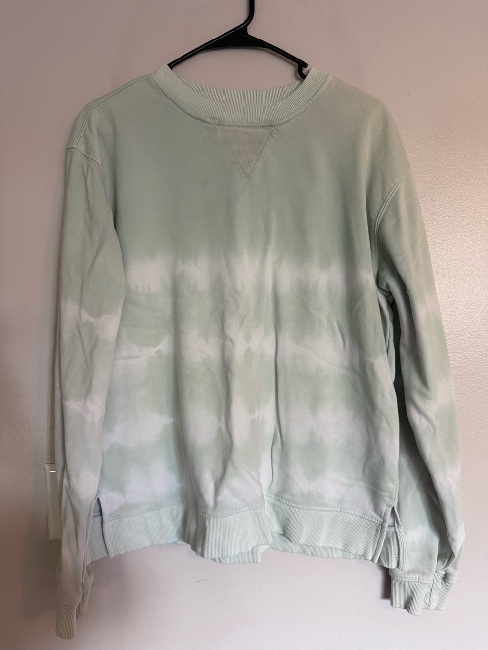 Pink Lily Mint Green Crewneck Sweatshirt